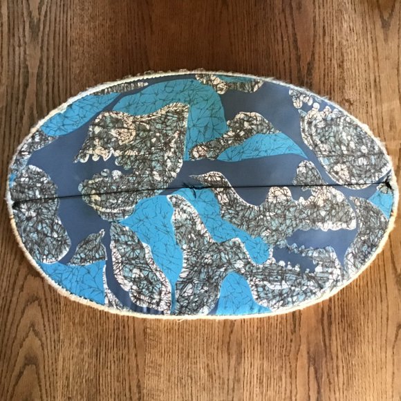 Vintage 70's Handmade Woven Fiber Hanging Wall Art Tree of Life Scene - Picture 9 of 9